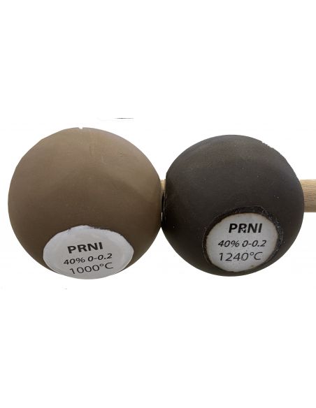 GRES NOIR  CHAMOTTE 40% 0-0.2