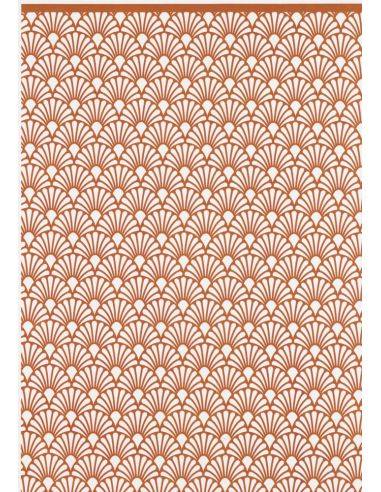 DECALCOMANIE CLAIR DE LUNE ROUGE A4 - TL113