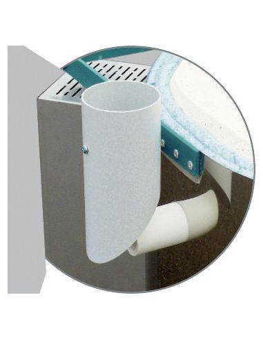 TUBE CERAMIC SORTIE CHEMINEE POUR FOUR VERTICAUX ROHDE 