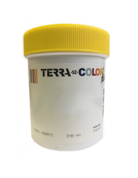 ENGOBE TERRACOLOR JAUNE ORANGE 200ML / 1020°C A 1080°C - FE5968