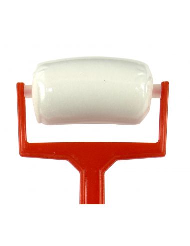 ROULEAU MOUSSE TRES DENSE MANCHON PLASTIQUE DIAMETRE 45MM