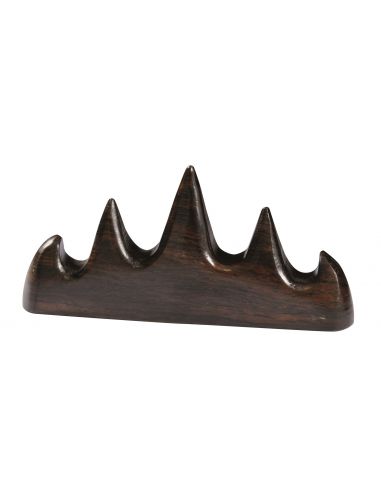 SUPPORT PINCEAUX CALLIGRAPHIE EN BOIS 5 CRANS - L5580