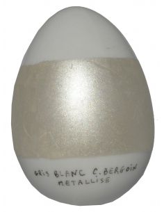 Pigment métallisé gris blanc | CATHERINE BERGOIN