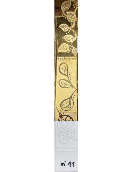 INCRUSTATION ROSE VIF SOUS OR ET LUSTRE 10GR / 850°C - N°11