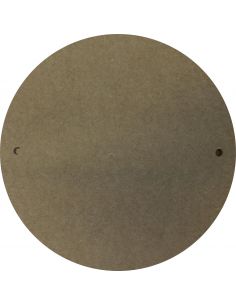 RONDEAU BOIS DIAM 30 CM - 2 TROUS ENTRAXE 25.4 CM