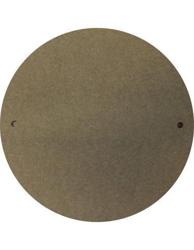 RONDEAU BOIS DIAM 30 CM - 2 TROUS ENTRAXE 25.4 CM