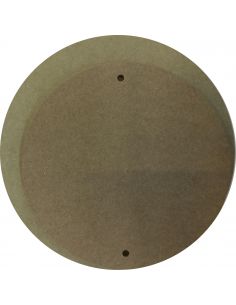 RONDEAU BOIS DIAM 30 CM - 2 TROUS ENTRAXE 25.4 CM 2