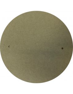 RONDEAU BOIS DIAM 35 CM - 2 TROUS ENTRAXE 25.4 CM