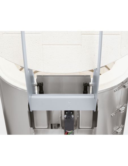 Amortisseur à gaz intégré pour ouvrir et fermer facilement le couvercle du four.