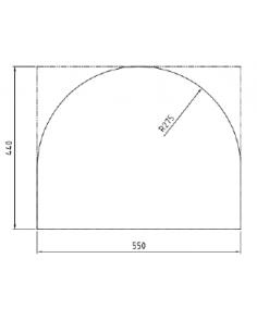 PLAQUE 550X440 R275 POUR TOP 220 2