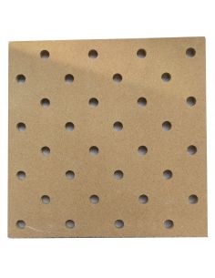Plaque réfractaire perforée 40.8x40.8x1.5cm