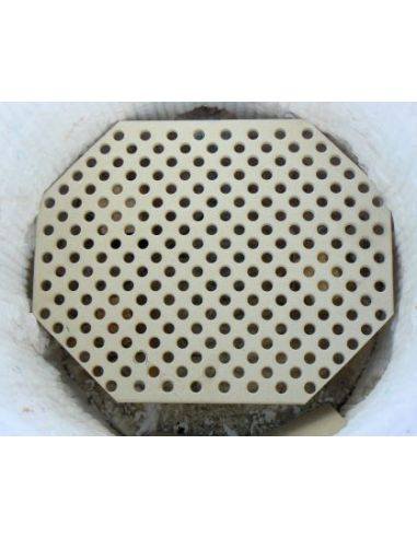 Plaque réfractaire perforée petit modèle