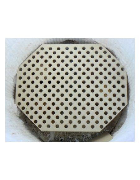 Plaque réfractaire perforée petit modèle