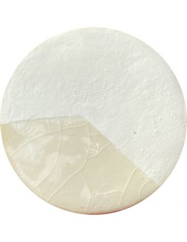 sur faïence blanche