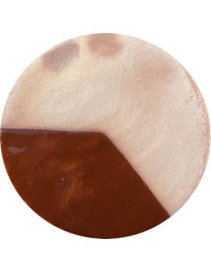 sur faïence blanche