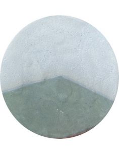 Sur faïence blanche