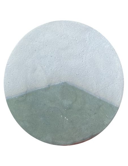 Sur faïence blanche