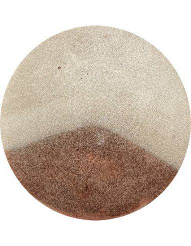 Sur faïence blanche