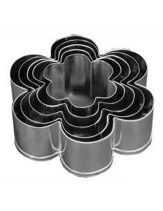 LOT DE 6 EMPORTE-PIECES FLEURS