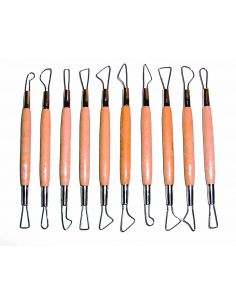 KIT DE 10 MIRETTES LAITON C01 FIL ROND