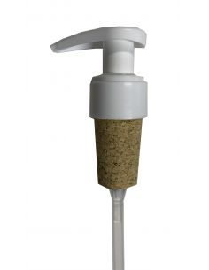 Pousse mousse avec liège et pompe blanche 2