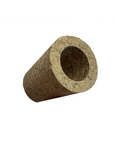 Pousse mousse avec liège et pompe blanche