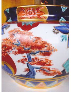 IMARI JAPONAIS - Modèle pour peinture sur porcelaine - CLAIR DE LUNE 2