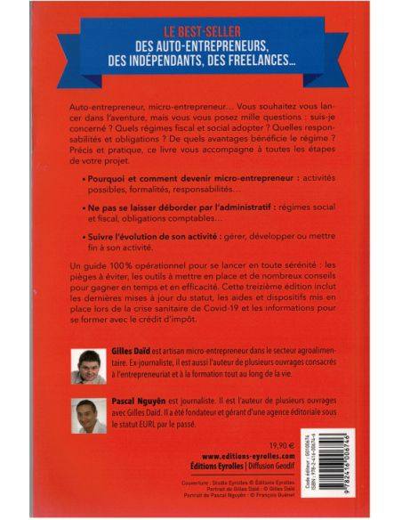 Livre "Le guide pratique du micro entrepreneur" de Gilles Daïd et Pascal Nguyên