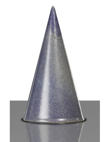 Email bleu azur semi-brillant pour grès et...