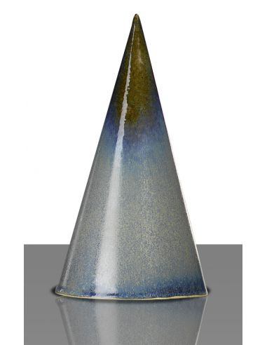 Email bleu glacier semi-brillant pour grès et...