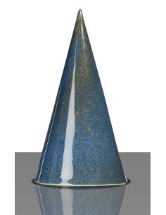 Email bleu indigo à effets brillant pour grès et...