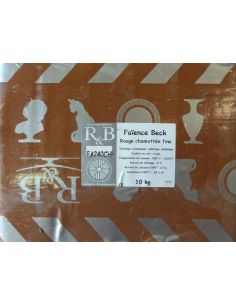 Faïence rouge à chamotte fine qualité BECK I RAOULT & BECK