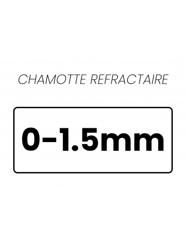 CHAMOTTE REFRACTAIRE MOYENNE