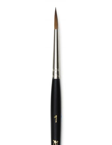 Pinceau Raphael Série 8402 N°1 - Pointe Extra Fine Martre Kolinsky - Pour Miniatures, Détails, Aquarelle