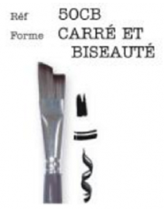 Pinceaux Léonard créatif carré et biseauté 50CB 2