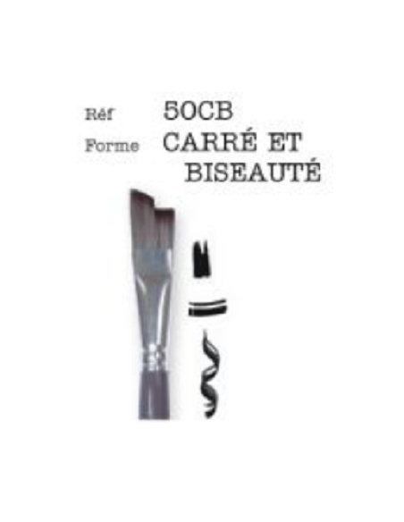 Pinceaux Léonard créatif carré et biseauté 50CB