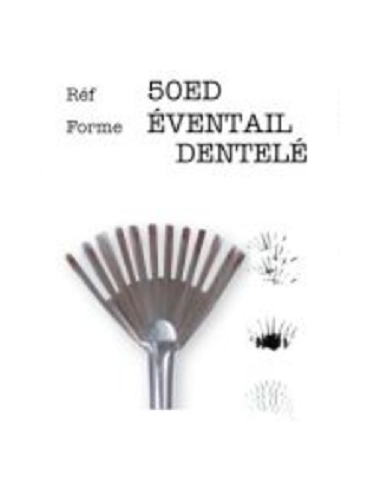 Pinceaux Léonard   créatif éventail dentelé 50ED
