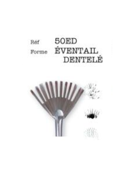 Pinceaux Léonard   créatif éventail dentelé 50ED