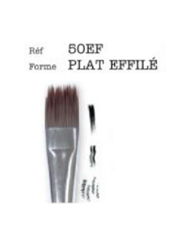 Pinceaux Léonard  créatif plat effilé 50EF