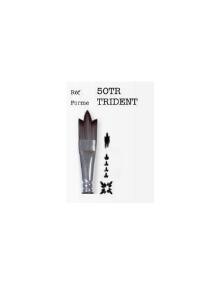 Pinceaux Léonard créatif trident 50TR