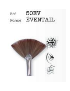 Pinceaux Léonard créatif éventail 50EV 2