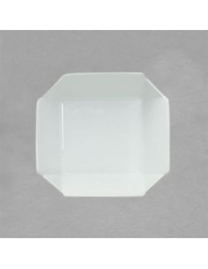 Coupelle edge en porcelaine blanche