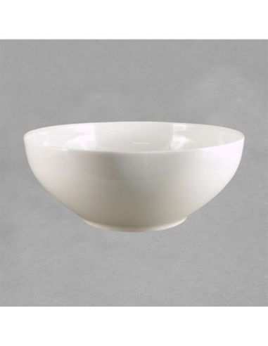 Saladier menton en porcelaine blanche de Limoges