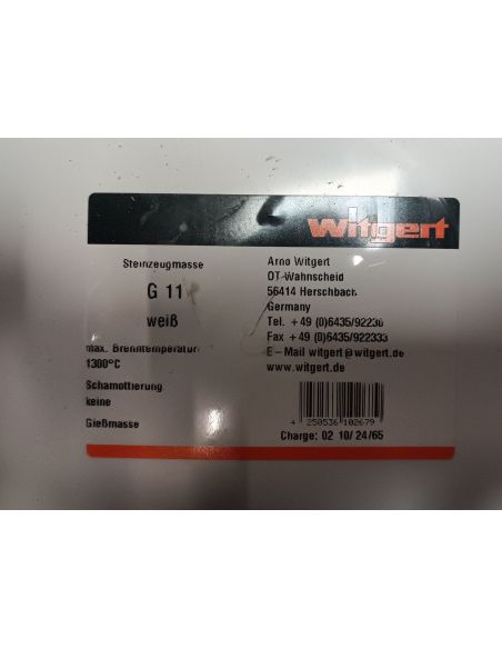 Grès blanc de coulage liquide G11 |  WITGERT