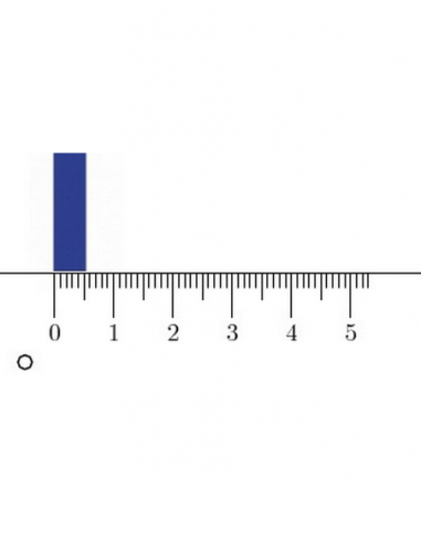 ADHESIF BLEU 6 mm