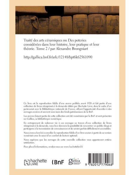 TRAITE DES ARTS CERAMIQUES/Ed.1977