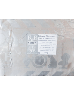 Faïence blanche à chamotte fine qualité NORMANDE I...
