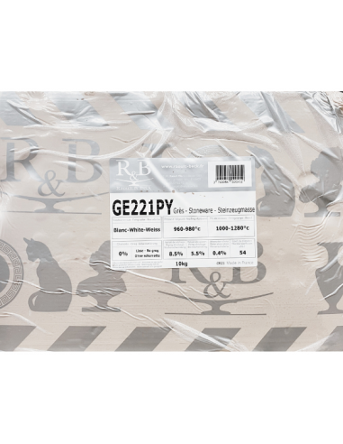 Grès blanc pyrité GE221PY I RAOULT&BECK
