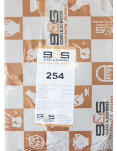 Grès blanc à chamotte impalpable G254 I GOERG & SCHNEIDER