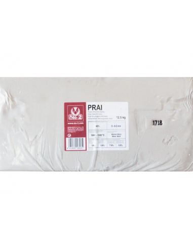 Grès blanc à chamotte impalpable PRAI I SIO-2